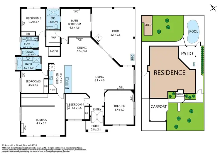 Floorplan of Homely house listing, 16 Armistice Street, Burdell QLD 4818