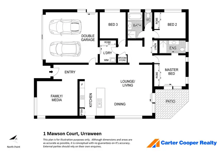 Floorplan of Homely house listing, 1 Mawson Court, Urraween QLD 4655