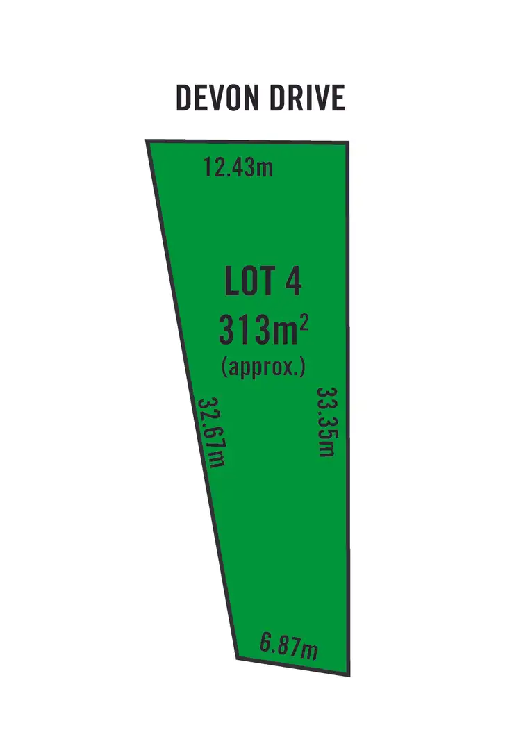Floorplan of Homely land listing, 18B Devon Drive, Salisbury SA 5108