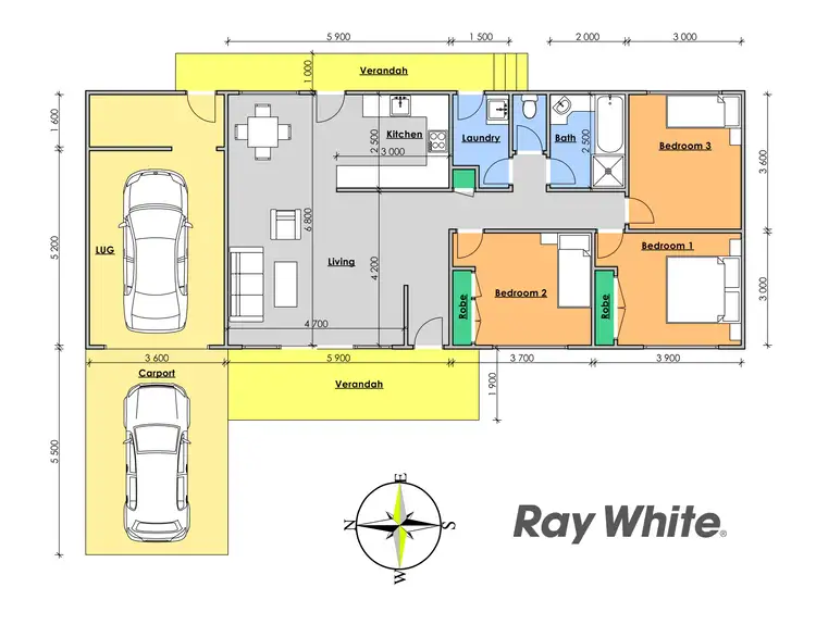 Floorplan of Homely house listing, 11 Wyoming Close, Taree NSW 2430