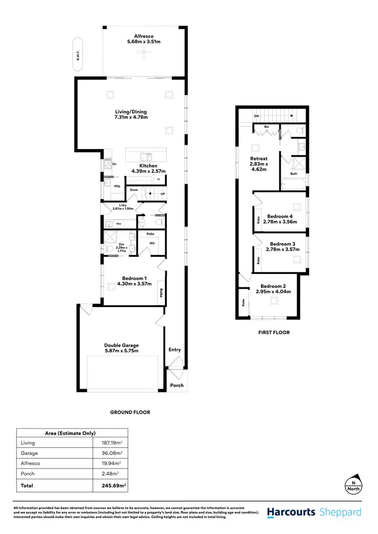 Floorplan of Homely house listing, 80 Baker Street, Glengowrie SA 5044