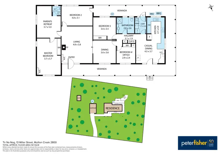 Floorplan of Homely house listing, 13 Miller Street, Mullion Creek NSW 2800