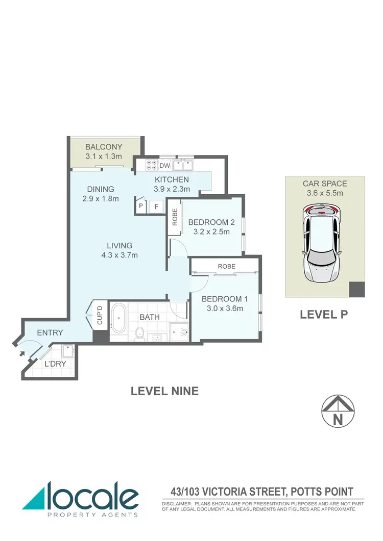 Floorplan of Homely unit listing, 43/103 Victoria Street, Potts Point NSW 2011
