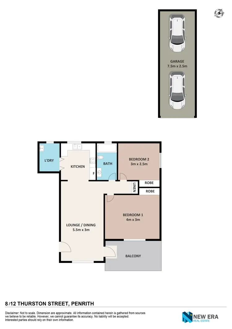 Floorplan of Homely apartment listing, 8/12 Thurston Street, Penrith NSW 2750