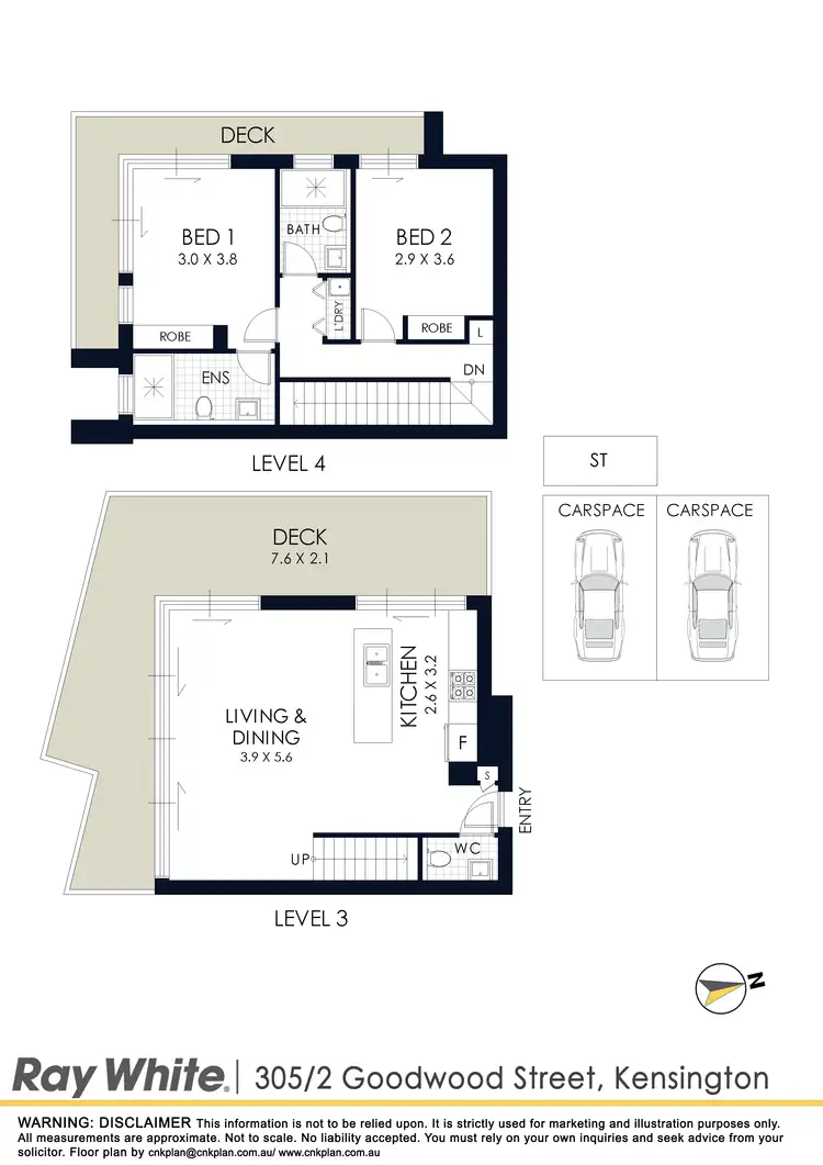 Floorplan of Homely apartment listing, 305/2-6 Goodwood Street, Kensington NSW 2033