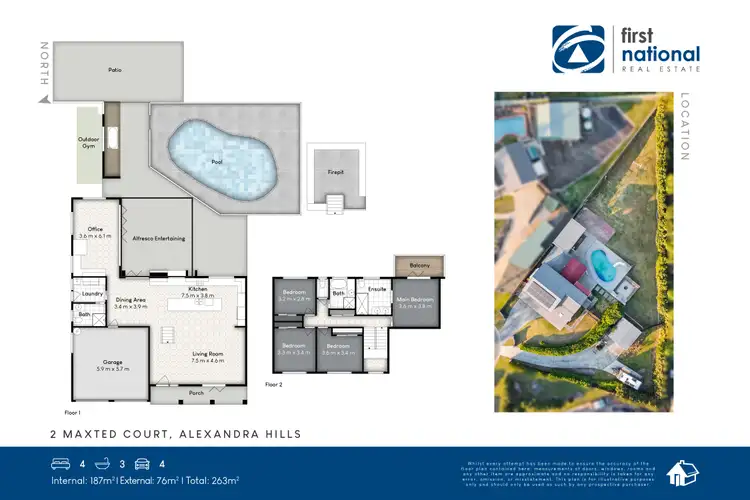 Floorplan of Homely house listing, 2 Maxted Court, Alexandra Hills QLD 4161