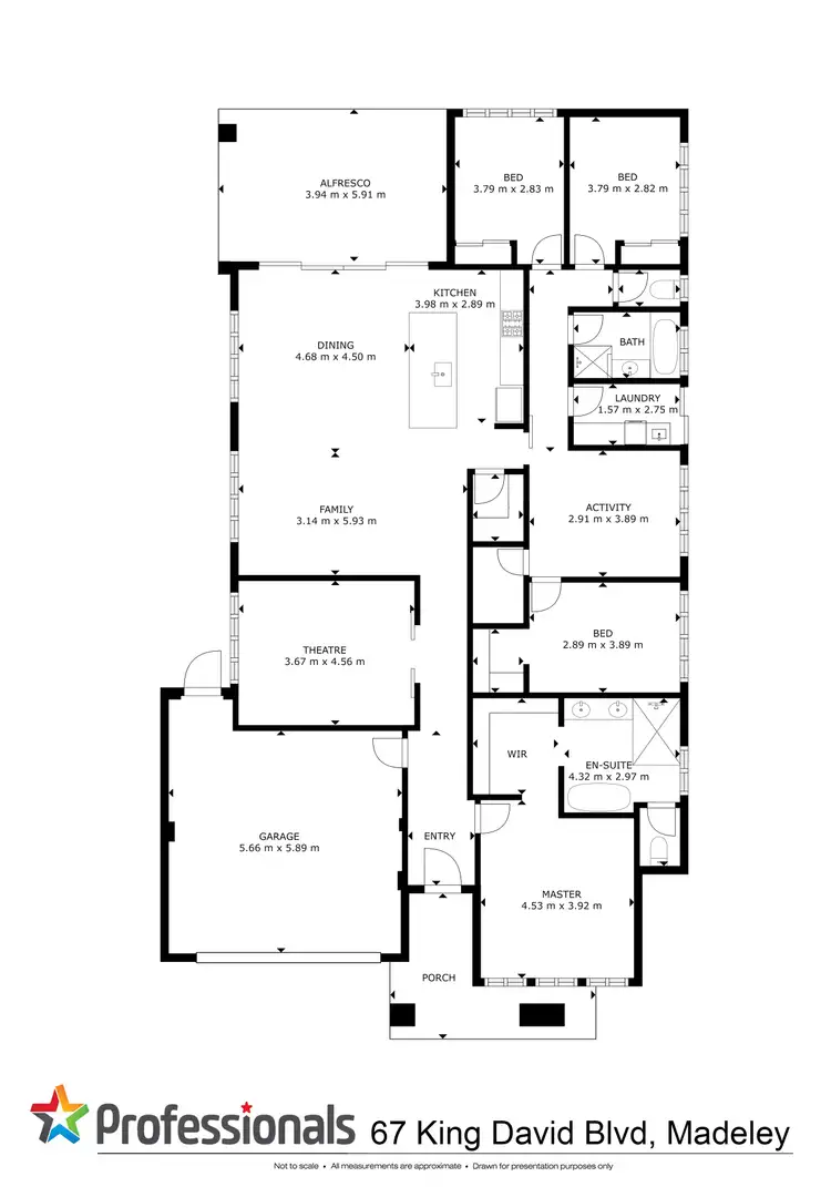 Floorplan of Homely house listing, 67 King David Boulevard, Madeley WA 6065