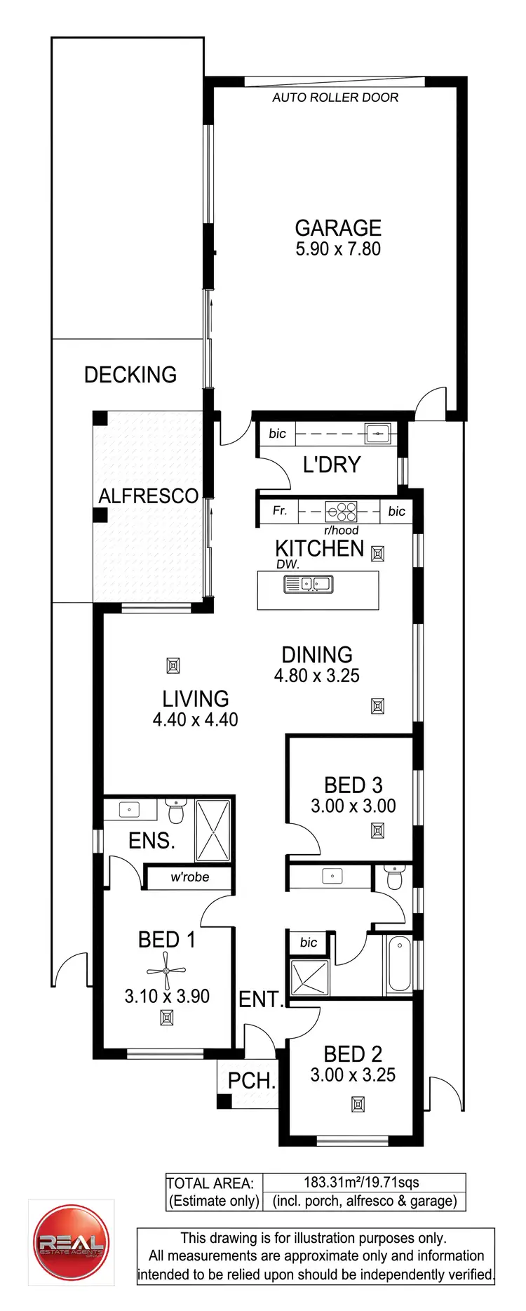 Floorplan of Homely house listing, 6 Tan Lane (enter via Admiral Pde), Seaford Meadows SA 5169