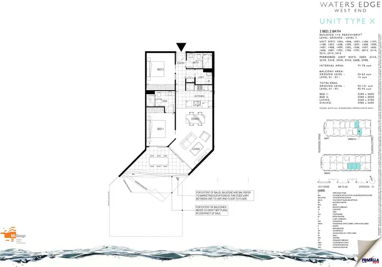 Floorplan of Homely apartment listing, 1705/45 Duncan Street, West End QLD 4101