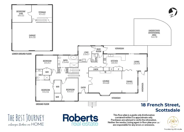 Floorplan of Homely house listing, 18 French Street, Scottsdale TAS 7260