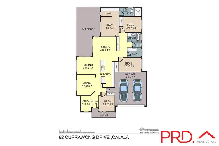 Floorplan of Homely house listing, 62 Currawong Drive, Tamworth NSW 2340