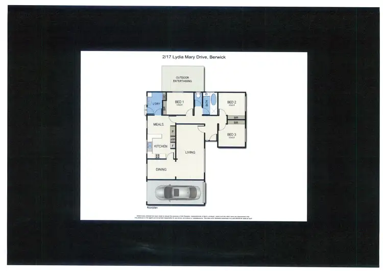 Floorplan of Homely house listing, 2/17 Lydia Mary Drive, Berwick VIC 3806