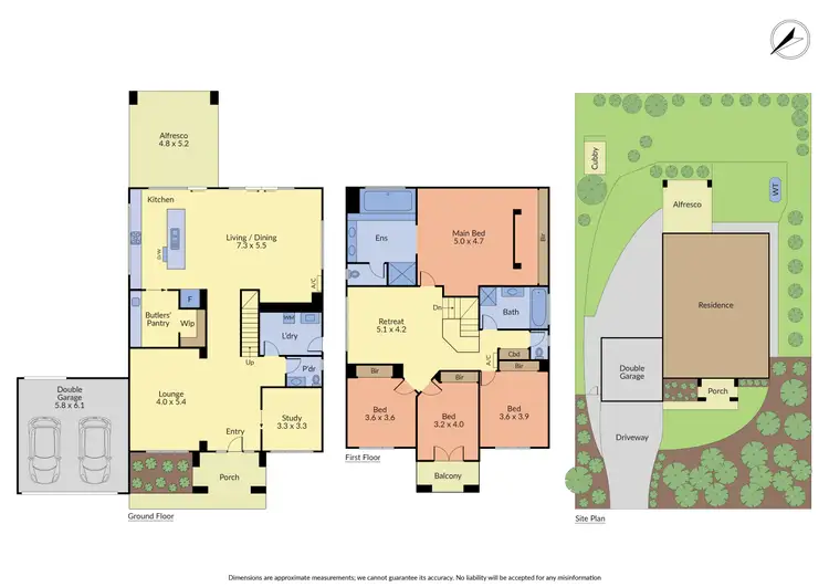 Floorplan of Homely house listing, 3 Skyline Way, Lysterfield VIC 3156