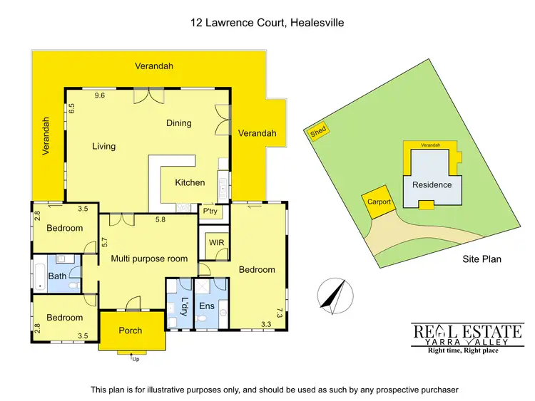 Floorplan of Homely house listing, 12 Lawrence Court, Healesville VIC 3777