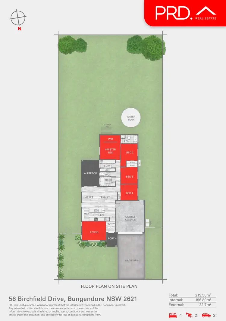 Floorplan of Homely land listing, 56 Birchfield Drive, Bungendore NSW 2621