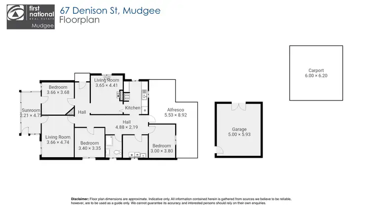 Floorplan of Homely house listing, 67 Denison Street, Mudgee NSW 2850