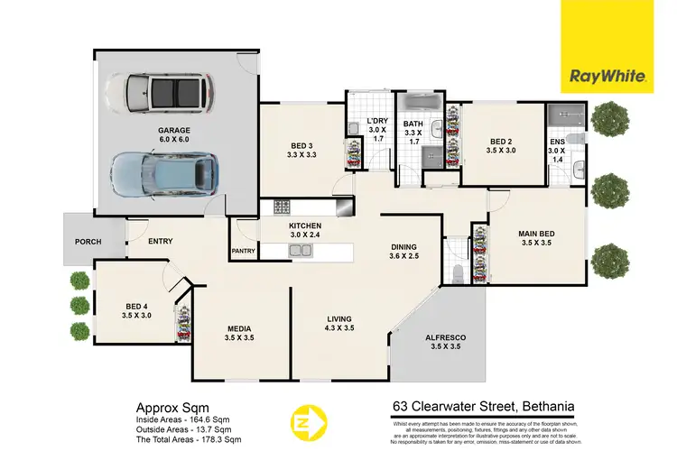 Floorplan of Homely house listing, 63 Clearwater Street, Bethania QLD 4205