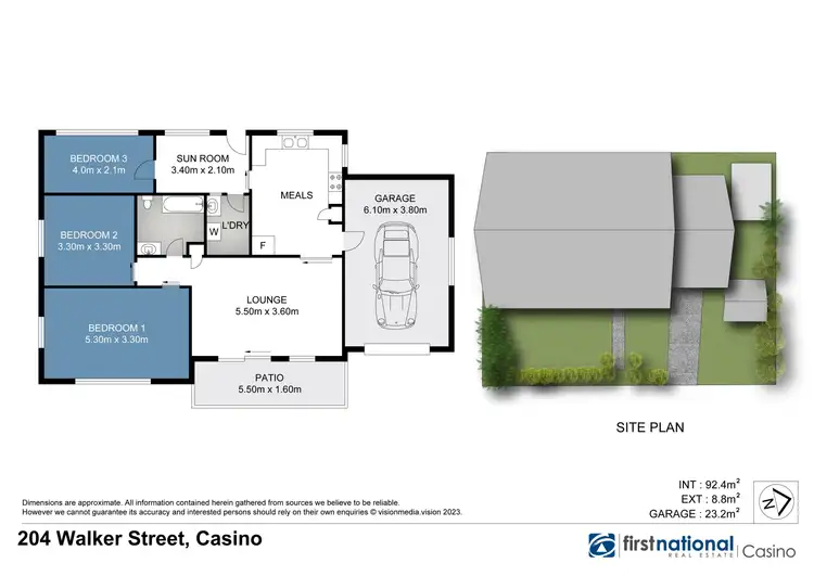 Floorplan of Homely house listing, 204 Walker Street, Casino NSW 2470