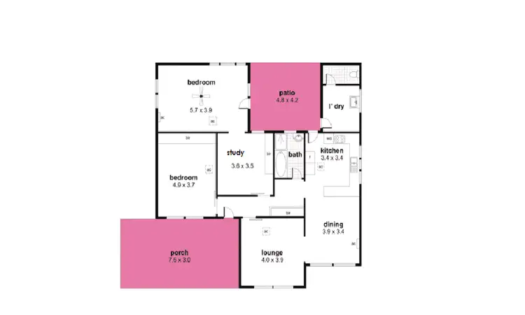 Floorplan of Homely house listing, 54 Broad Street, Marden SA 5070