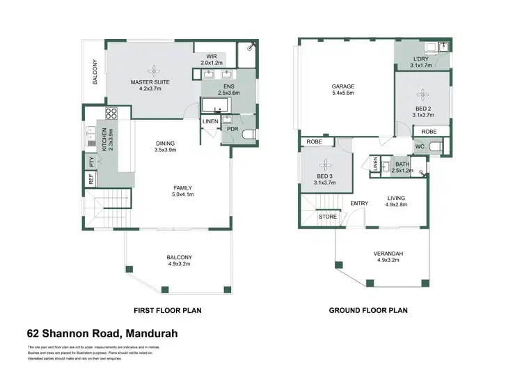 Floorplan of Homely house listing, 62 Shannon Road, Mandurah WA 6210