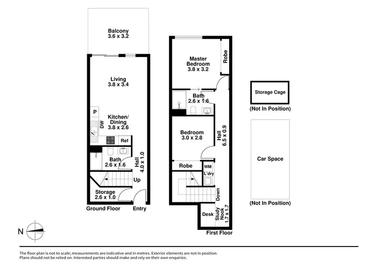 Floorplan of Homely apartment listing, 222/286 Highett Road, Highett VIC 3190