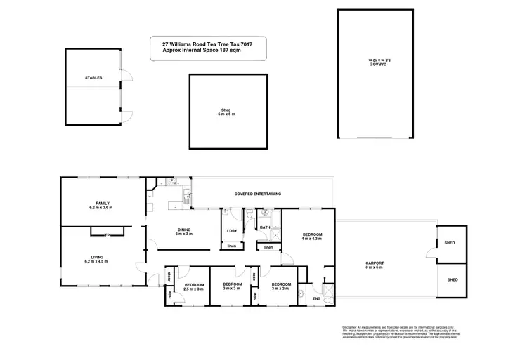 Floorplan of Homely house listing, 27 Williams Road, Tea Tree TAS 7017