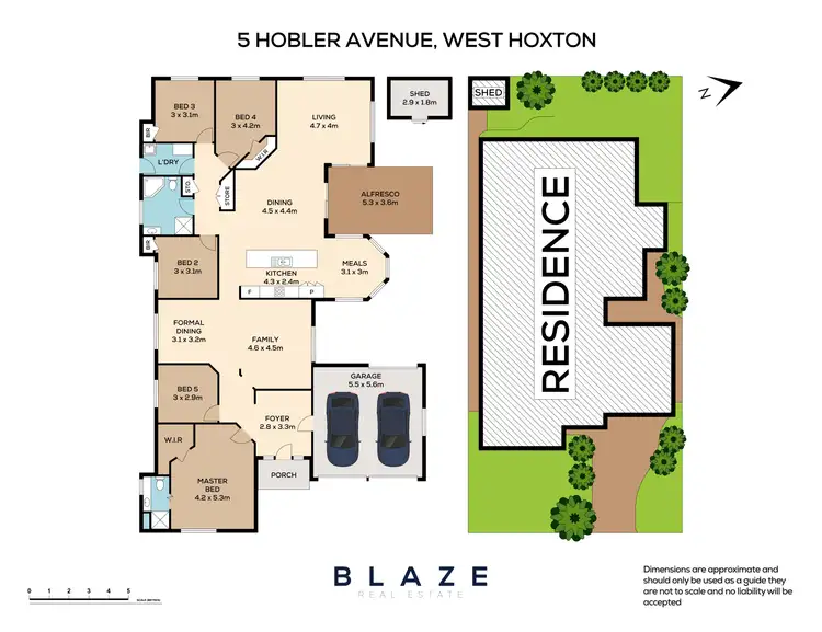 Floorplan of Homely house listing, 5 Hobler Avenue, West Hoxton NSW 2171