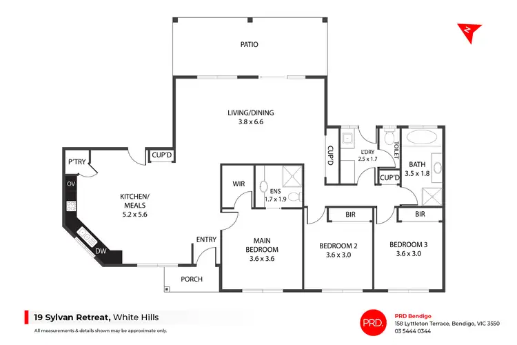 Floorplan of Homely house listing, 19 Sylvan Retreat, White Hills VIC 3550