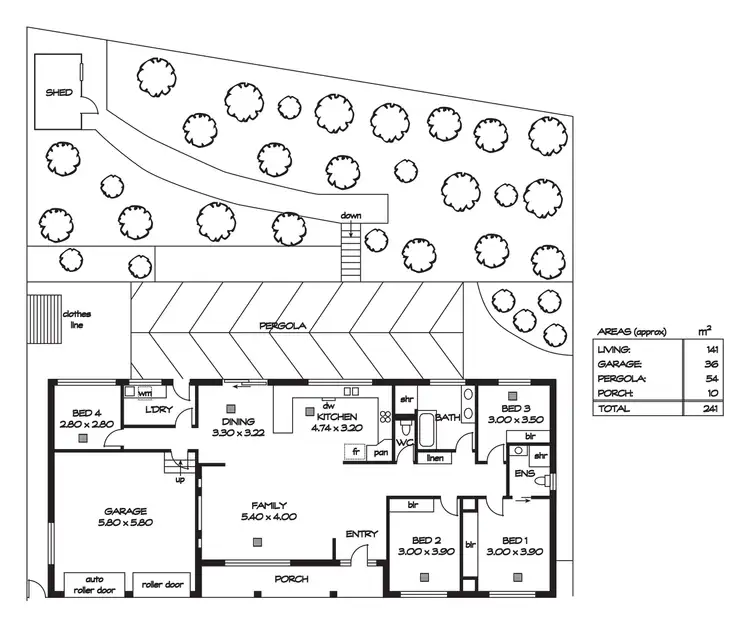 Floorplan of Homely house listing, 2 Ancell Court, Valley View SA 5093