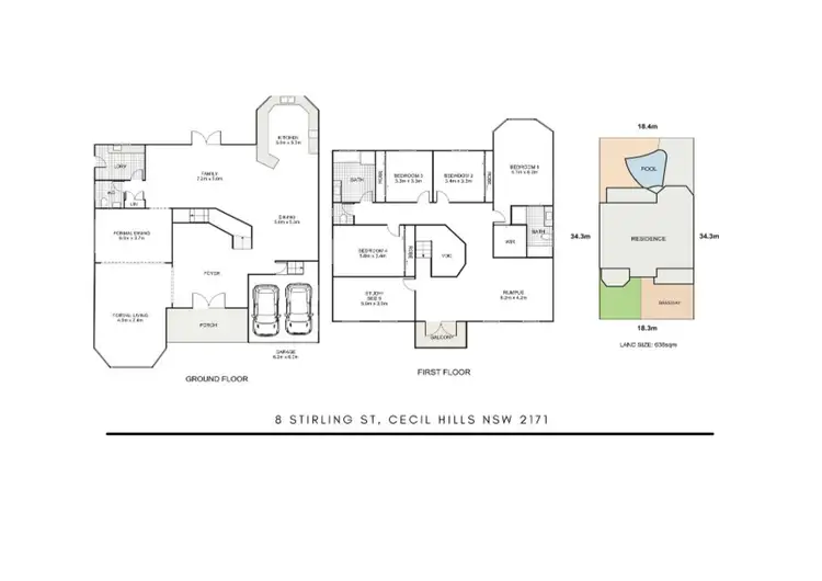 Floorplan of Homely house listing, 8 Stirling Street, Cecil Hills NSW 2171