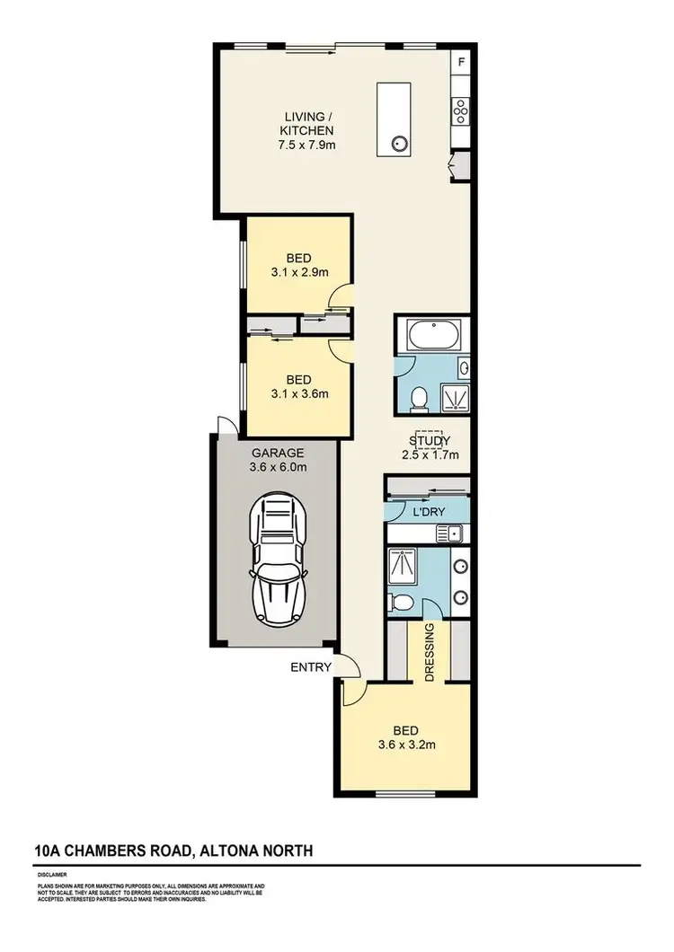 Floorplan of Homely house listing, 10A Chambers Road, Altona North VIC 3025