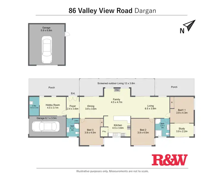 Floorplan of Homely house listing, 86 Valley View Road, Dargan NSW 2786
