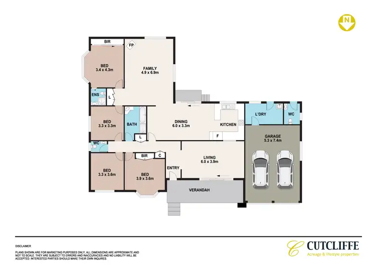 Floorplan of Homely rural property listing, 200 & 200A Sixth Avenue, Llandilo NSW 2747