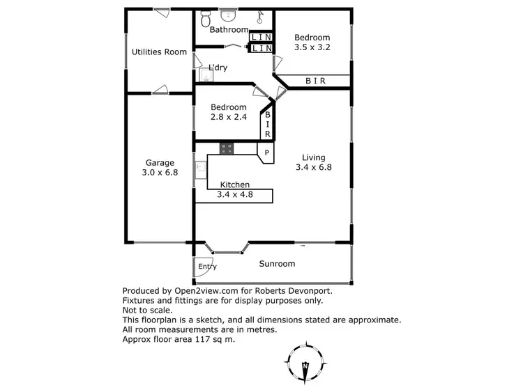 Floorplan of Homely unit listing, 6/2-12 North Caroline Street, East Devonport TAS 7310