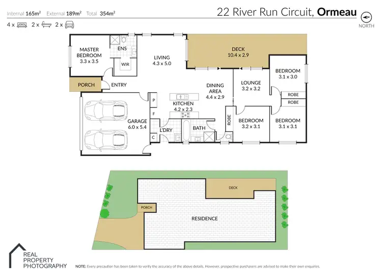 Floorplan of Homely house listing, 22 River Run Circuit, Ormeau Hills QLD 4208