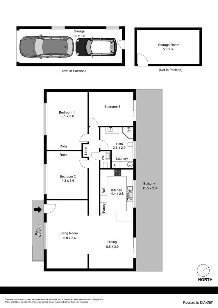 Floorplan of Homely unit listing, 1/46B Lonsdale Avenue, Berowra Heights NSW 2082