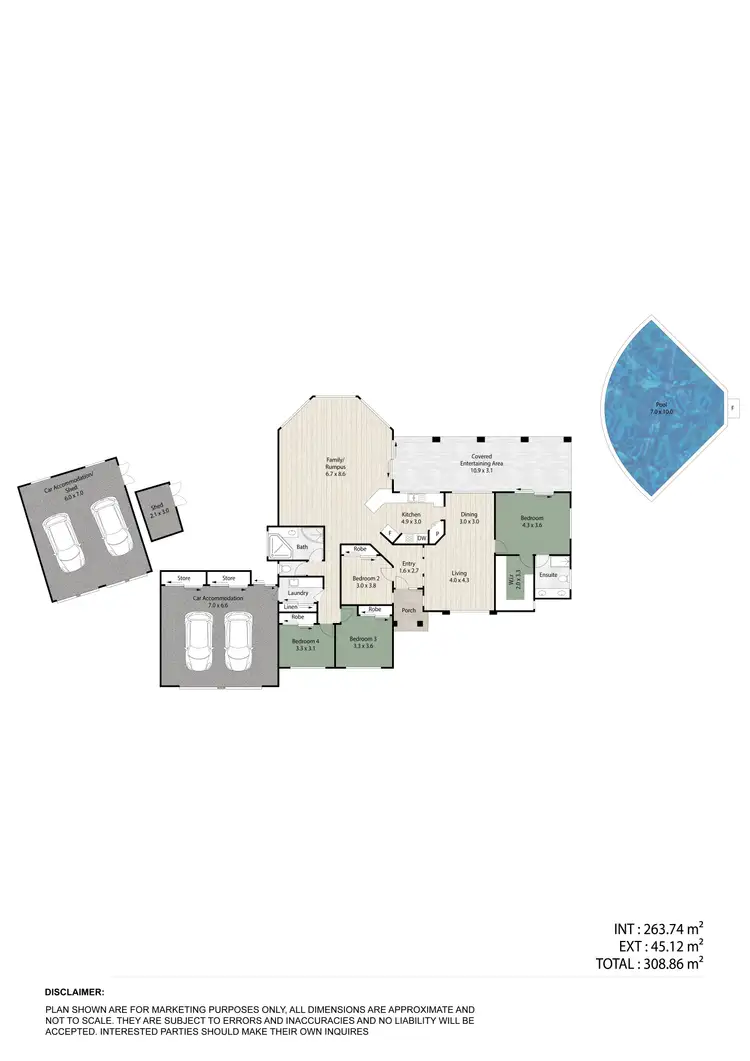 Floorplan of Homely house listing, 11 Barron Place, Joyner QLD 4500