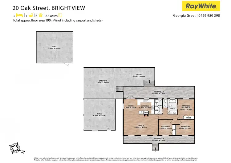 Floorplan of Homely house listing, 20 Oak Street, Brightview QLD 4311