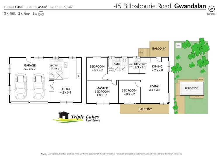 Floorplan of Homely house listing, 45 Billbabourie Road, Gwandalan NSW 2259