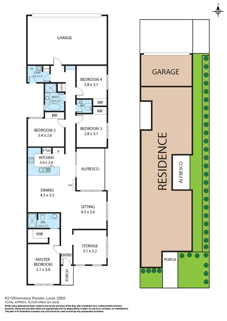 Floorplan of Homely house listing, 92 O'Shannassy Parade, Lucas VIC 3350