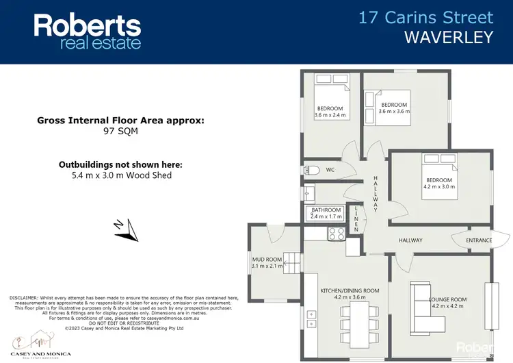 Floorplan of Homely house listing, 17 Carins Street, Waverley TAS 7250
