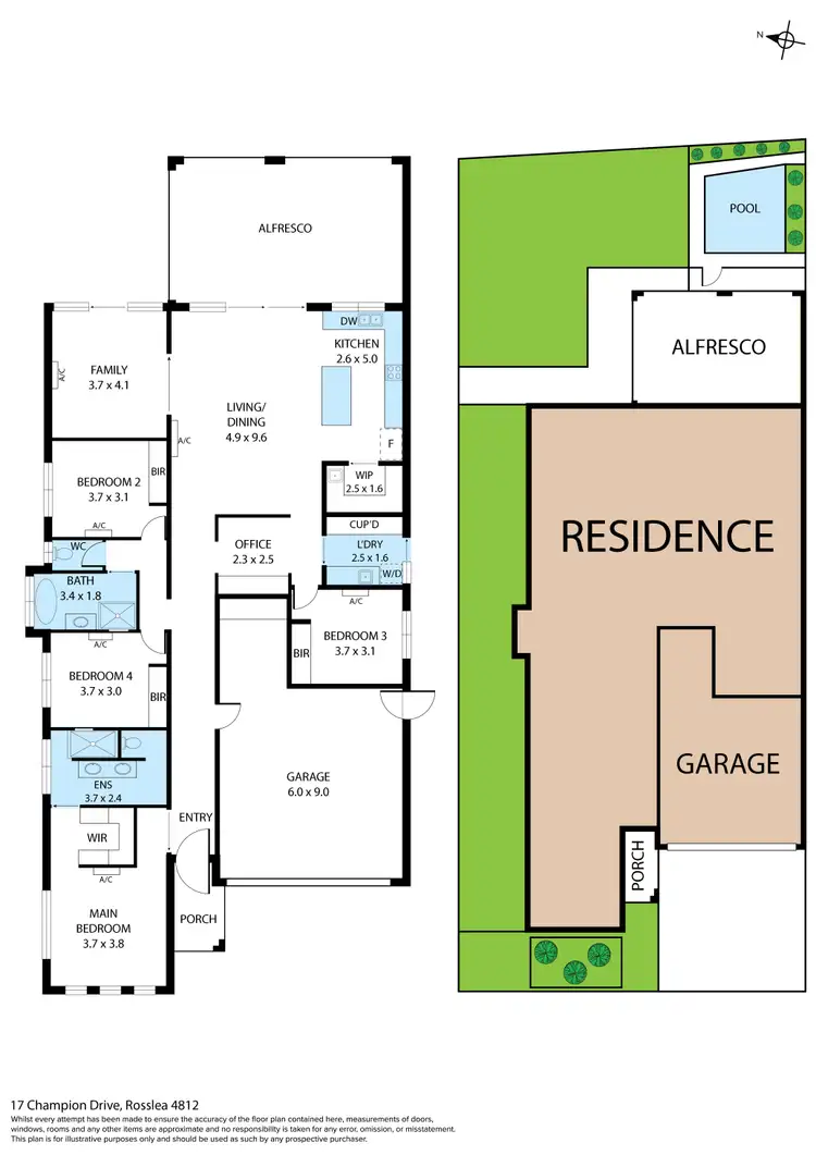 Floorplan of Homely house listing, 17 Champion Drive, Rosslea QLD 4812