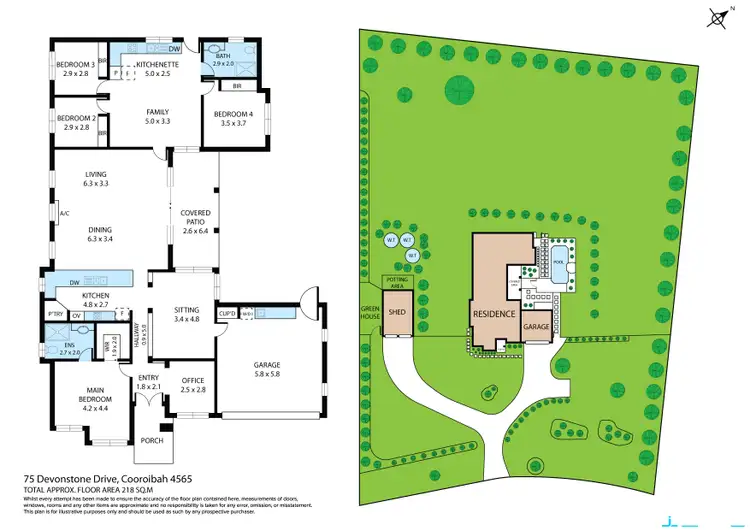 Floorplan of Homely house listing, 75 Devonstone Drive, Cooroibah QLD 4565