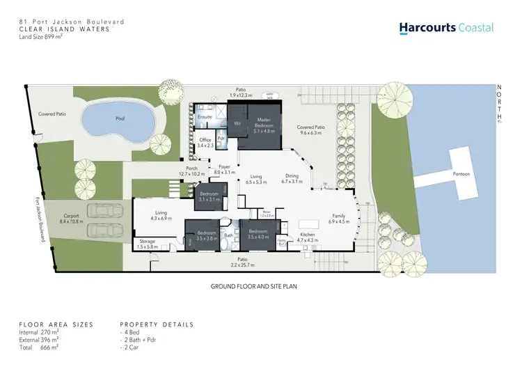 Floorplan of Homely house listing, 81 Port Jackson Boulevard, Clear Island Waters QLD 4226