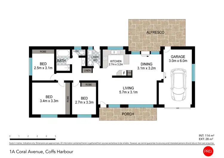 Floorplan of Homely house listing, 1A Coral Avenue, Coffs Harbour NSW 2450