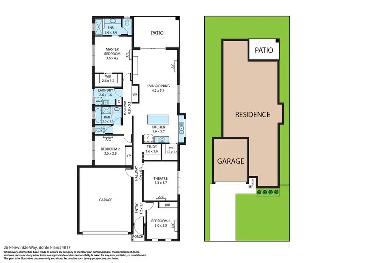Floorplan of Homely house listing, 26 Periwinkle Way, Bohle Plains QLD 4817