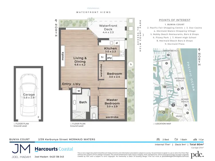Floorplan of Homely townhouse listing, 2/39 Karbunya Street, Mermaid Waters QLD 4218