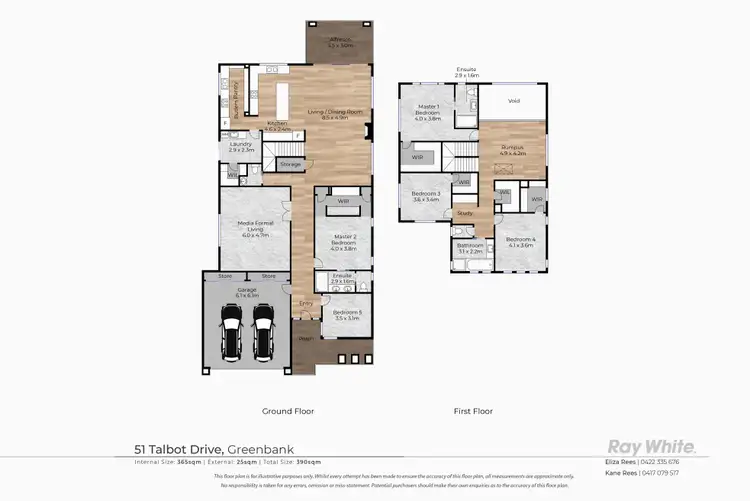 Floorplan of Homely house listing, 51 Talbot Drive, Greenbank QLD 4124