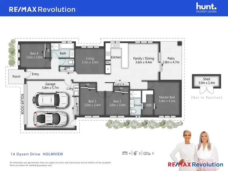 Floorplan of Homely house listing, 14 Dysart Drive, Holmview QLD 4207