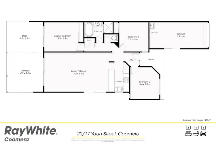 Floorplan of Homely unit listing, 29/17 Yaun Street, Coomera QLD 4209